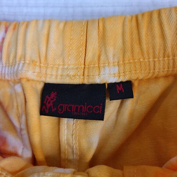 Gramicci Tie Dye Cotton Size M Festival Hippie Pockets Belted Unisex - Picture 2 of 10